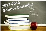 2012-2013 School Calendar